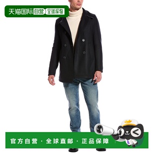 蓝色 羊毛混纺大衣 美国奥莱直发 Chester 自营Herno
