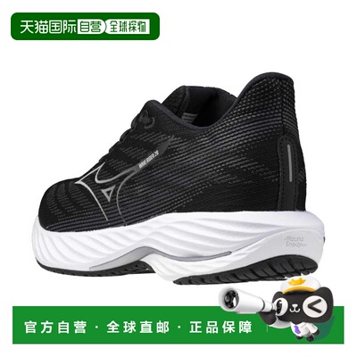 自营Mizuno Wave Rider 28黑色/Harbor Mist J1GD240622女款-黑