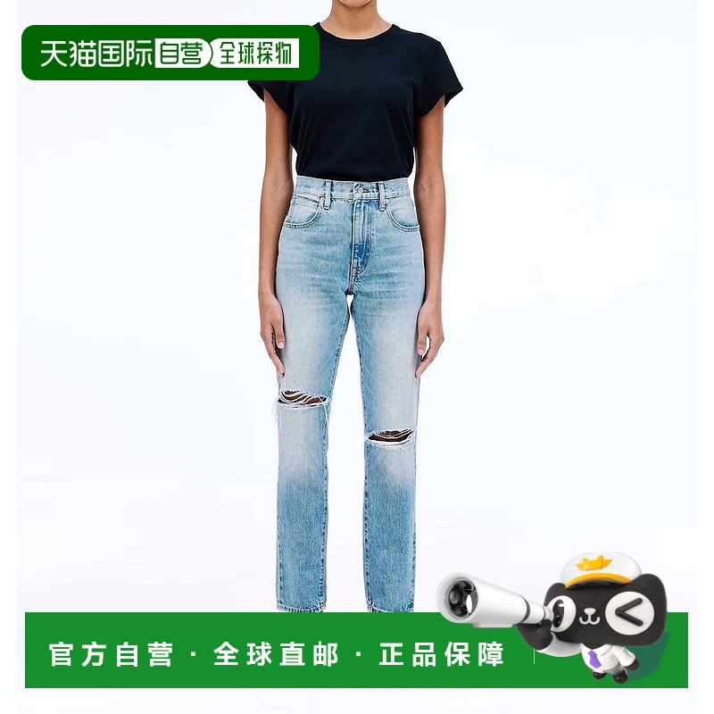 自营 slvrlake女子弗吉尼亚修身高层阿拉巴马摇摆蓝-蓝色 美国奥