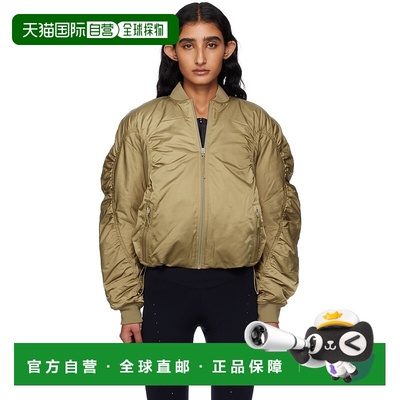 1h可退 香港直邮潮奢 On 女士 卡其色飞行员夹克 Nutmeg brown棕