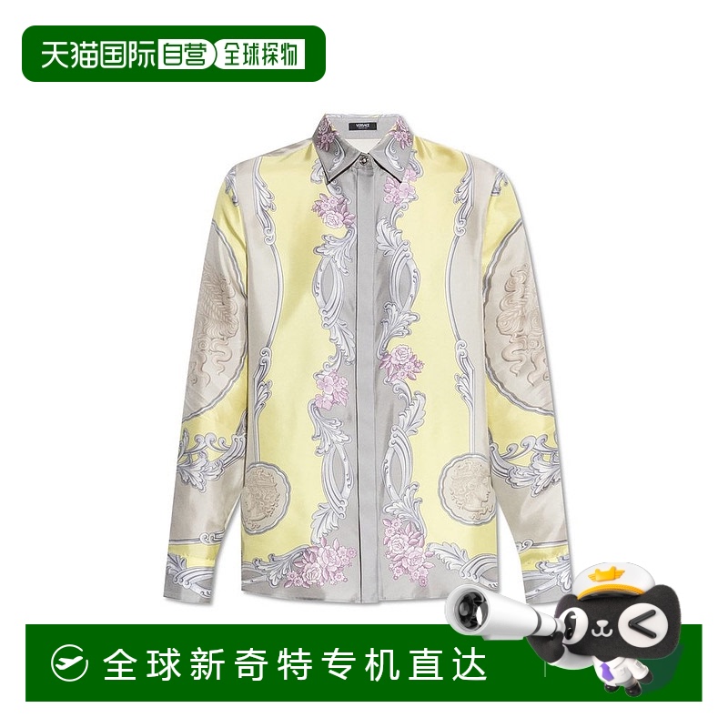 1h可退 香港直邮潮奢 Versace 范思哲 女士 长袖衬衫 10013601A14