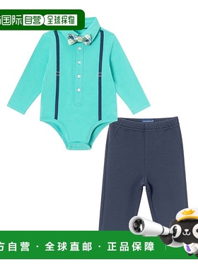 自营 andy & evanAndy&Evan 2件套毛衣-绿色 美国奥莱直发