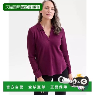 女士 1h可退 长袖 style Polo衫 上衣 美国直邮