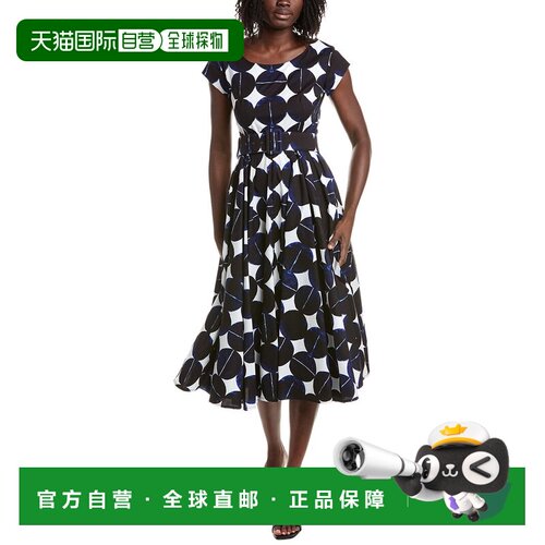 自营Samantha Sung abeleia Shirtdress-白色蓝色 美国奥莱直发