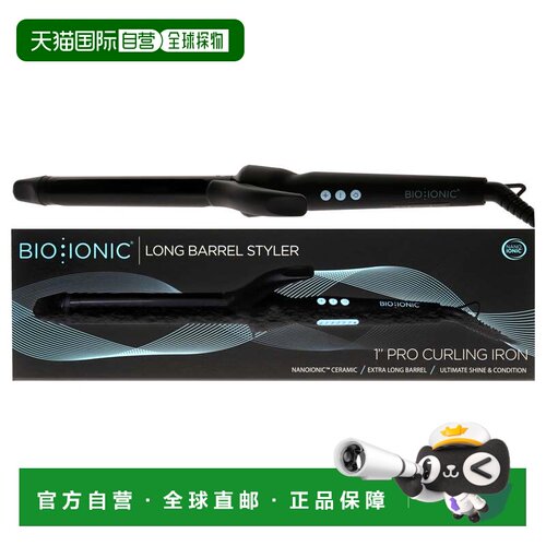 自营Bio Ionic 女式长筒造型器 - 1 英寸卷发棒 美国奥莱直发