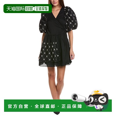 自营RHODE Elsa连衣裙-黑色 美国奥莱直发