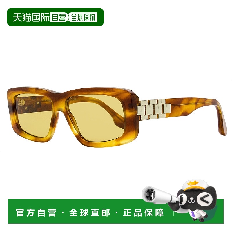 自营 victoria beckham维多利亚 贝克汉姆 女士链式矩形太阳镜 VB