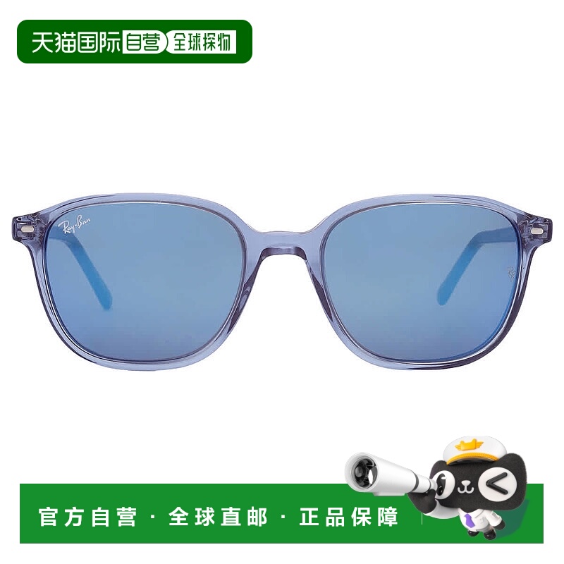 自营ray-banRay Ban Leonard Blue Mirror Square Unisex Sunglas