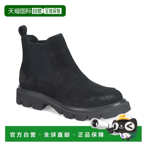 自营Sofft Samira Suede Boot - black 美国奥莱直发女靴切尔西靴