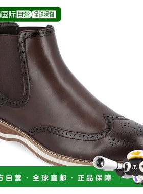 自营 Vance Co. Thorpe 翼尖切尔西靴 - 棕色 美国奥莱直发男靴