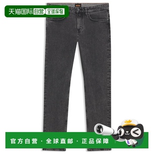 fit jeans 自营bossDelaware denim slim stretch dark grey