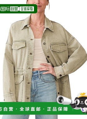 自营Faherty Sunwashed牛仔多功能夹克-绿色 美国奥莱直发