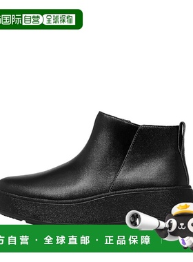 自营Fitflop F-Mode Leather Flatform All Black  GM2-090-050 W