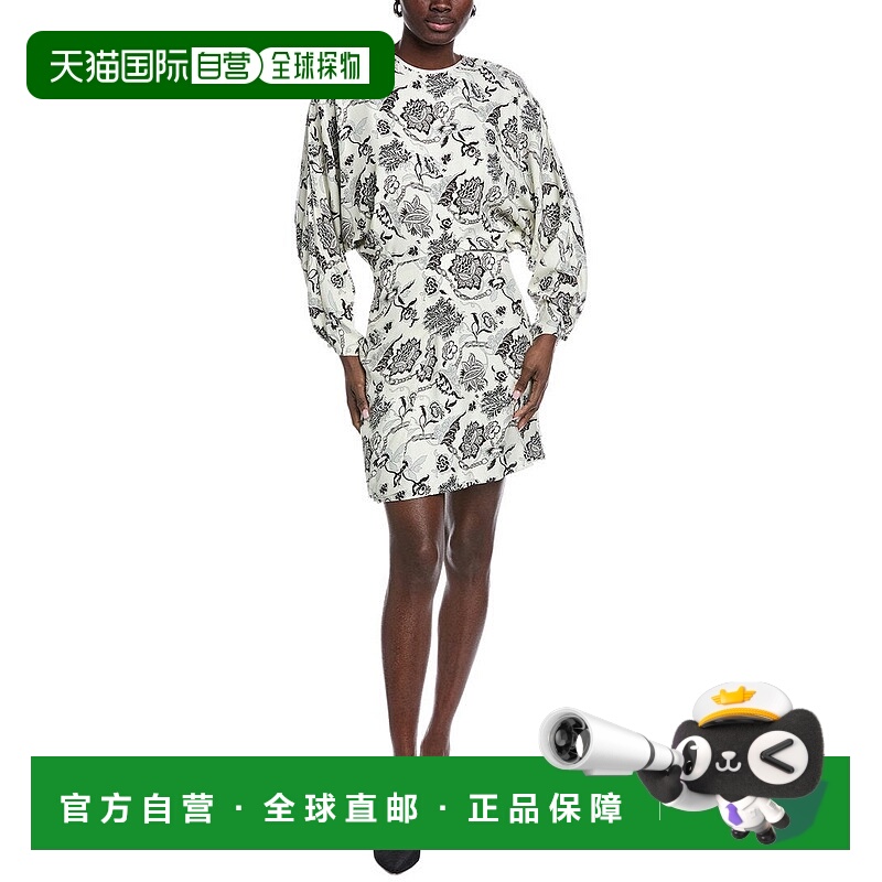 自营Etro Dolman Sleeve Mini Dress - white 美国奥莱直发