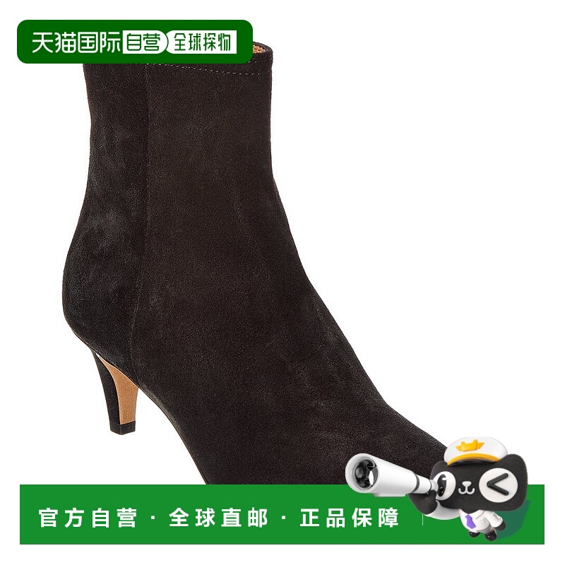 自营 Isabel Marant Deone 绒面革短靴 - 黑色 美国奥莱直发