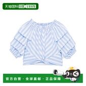 Habitual Top Jagger 自营 Ruched Sleeves blue 美国奥莱直发