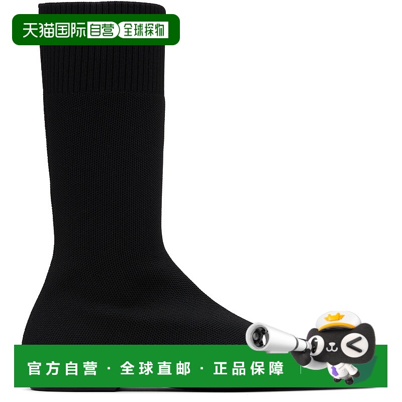 香港直邮潮奢 toteme 女士 黑色 Knit Sock 中筒靴 254WAS0241SC0