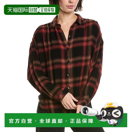 自营Bella Dahl Flowy Shirt - red 美国奥莱直发