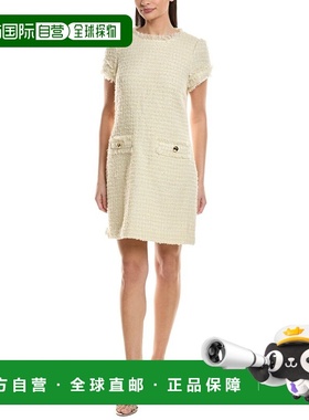 自营Sail to Sable Halsbrook Tweed Wool-Blend Shift Dress - w