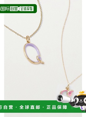 1h可退 香港直邮潮奢 BEA BONGIASCA 女士 Letter A-Z 9K 黄金搪