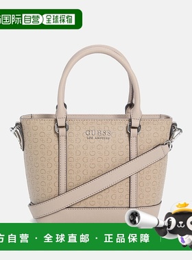 自营guessQuinley Logo Mini Tote - taupe 美国奥莱直发托特包