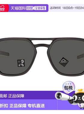 自营Oakley Latch Beta Prizm Grey Square Men's Sunglasses OO9