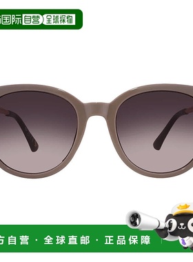 自营Nine West NW 24 456 TAUPE Smoke Round Ladies Sunglasses