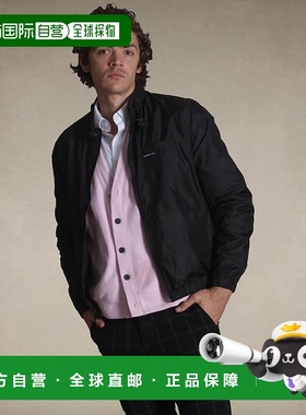 自营 members onlyMen's Windbreaker Packable Jacket - black