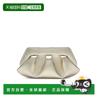 自营themoireBios Gold Laminate Baguette Bag - neutrals 美国