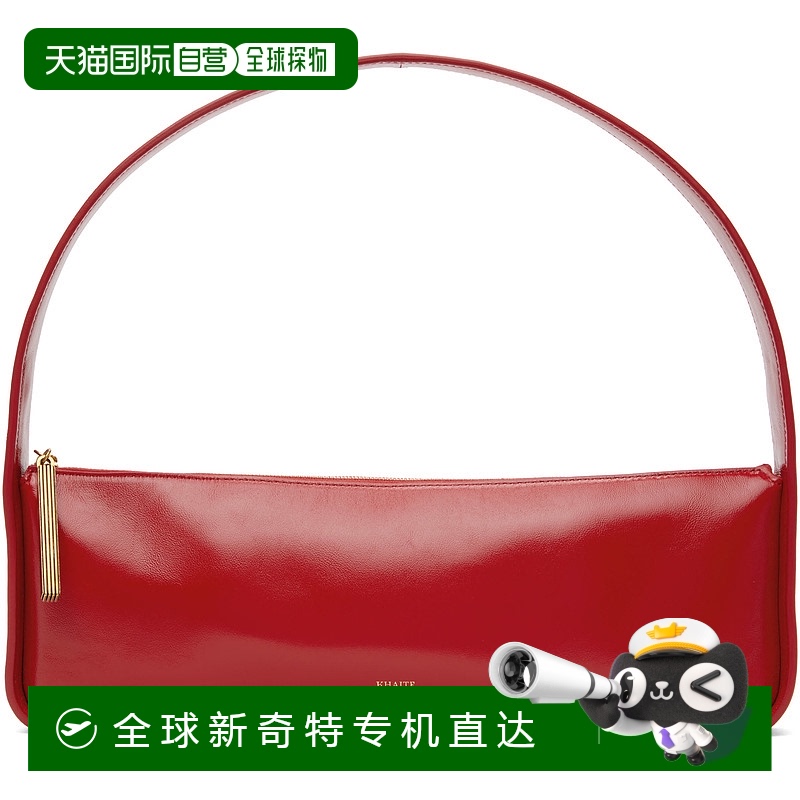 1h可退 香港直邮潮奢 KHAITE 女士 红色 Lori Baguette 单肩包 H2