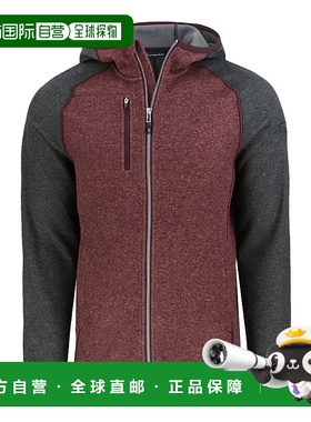 自营 cutter & buckCutter&Buck Mainsail全拉链连帽男式夹克-波/