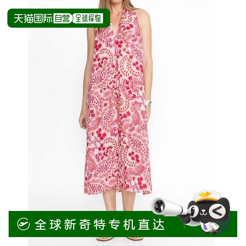 自營johnny was利勒特斜紋亞麻連衣裙-小百合 【美國奧萊】直發(fā)