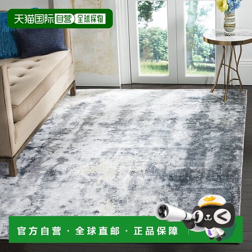 自营safaviehMirage Hand Made Area rug, Ivory / Grey Contempo