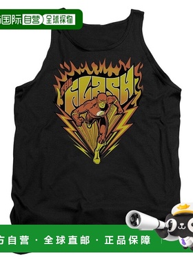 自营 gildanDC Comics Flash Blazing Speed 成人背心 - 黑色 美