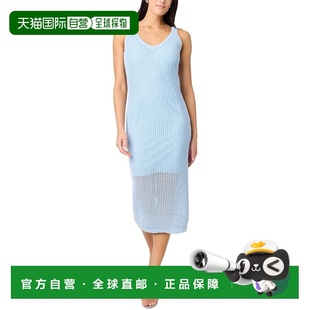 自营Toccin Kayla Crochet Tank Midi Dress - blue 美国奥莱直发