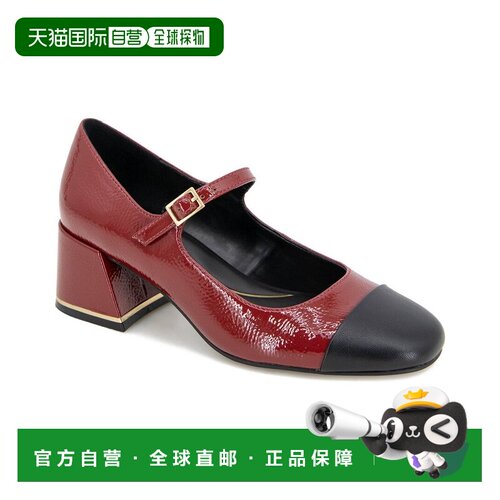 自营Kenneth Cole New York  Alec Mary Jane Patent Pump - red