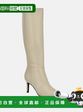 自营guessAnorra Croc-Embossed Tall Boots - taupe 美国奥莱直