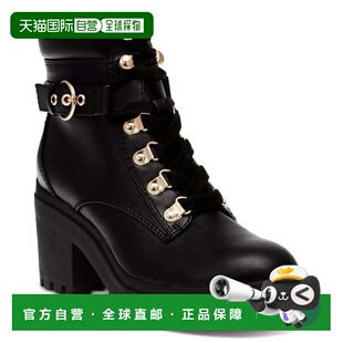 自营Women Wild Boots Pair Black Bridgitt Sole Block Lug