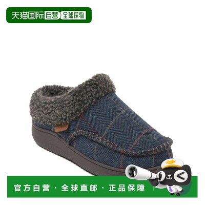 自营Dearfoams Men's Marshall Microsuede Moccasin Toe Clog Ho