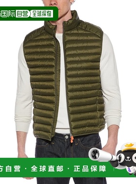 自营Save The Duck Adam Vest - green 美国奥莱直发