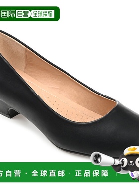 自营 Journee Collection 女士舒适 Saar 高跟鞋 - 黑色 美国奥莱