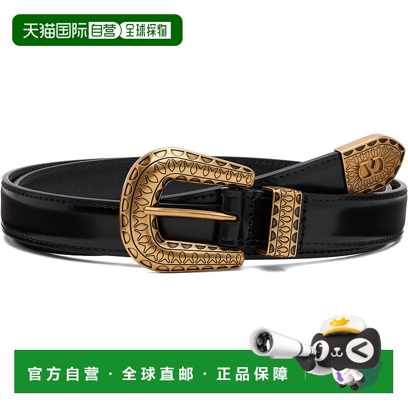 1h可退 香港直邮潮奢 Valentino 华伦天奴 男士 黑色 VLogo Signa