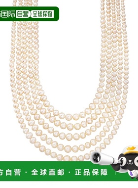 自营 Ross-Simons 4-8.5mm Cultured Pearl 5-Strand Layered Nec