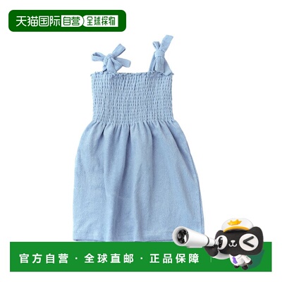 自营Shade Critters毛圈女孩smocgirls背心连衣裙-蓝色 美国奥莱