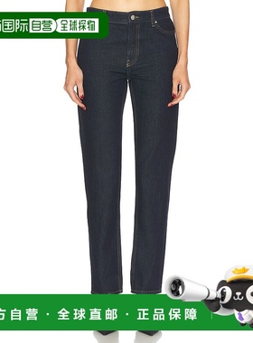 1h可退 香港直邮潮奢 TOTÊME 女士 蓝色 Low Taper 牛仔裤 244WRB