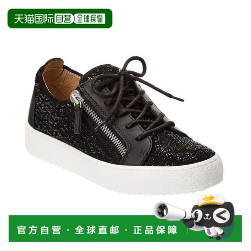 自营Giuseppe Zanotti May London Leather Sneaker - black 美国