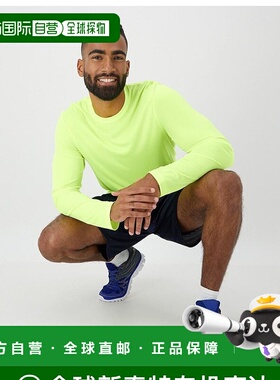 【美国直邮】hanes 男士 上装T恤长袖针织恒适双面