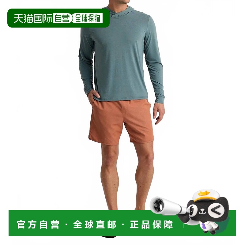 自营free flyReverb Pull-On Short In Redwood-红木 美国奥莱直
