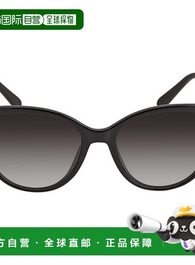 自营Salvatore Ferragamo Grey Gradient Cat Eye Ladies Sunglas