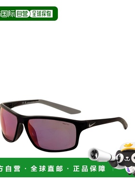 自营Nike Unisex 64 mm Black Sunglasses - matte black 美国奥